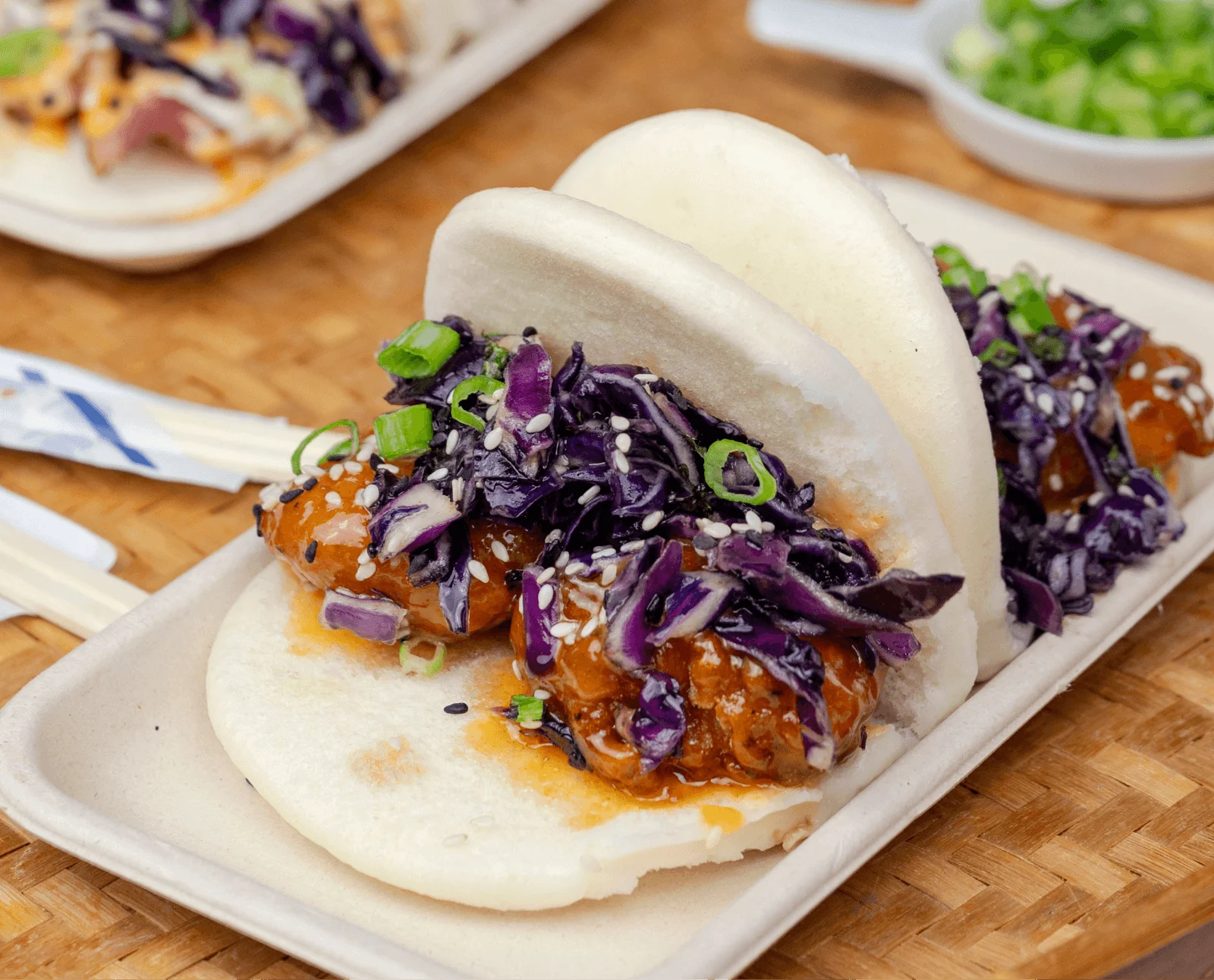 Bang Bang Chicken Bao at Shiso Crispy