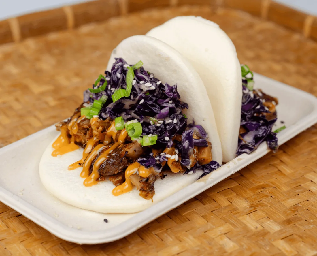 Short Rib Bao, hand-folded bao at Shiso Crispy in St. Petersburg & Tampa