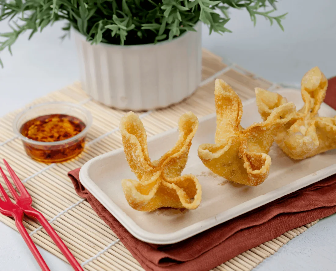 Garlic Chive Rangoon at Shiso Crispy, golden, St. Petersburg & Tampa