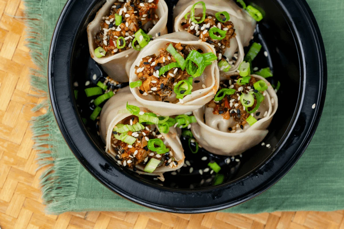 Garlic Chili Mandu at Shiso Crispy