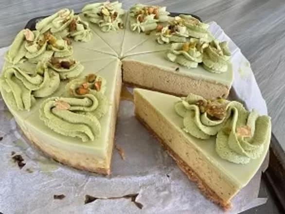 Pistachio Coconut Cheesecake at Shiso Crispy, house-made, St. Petersburg & Tampa
