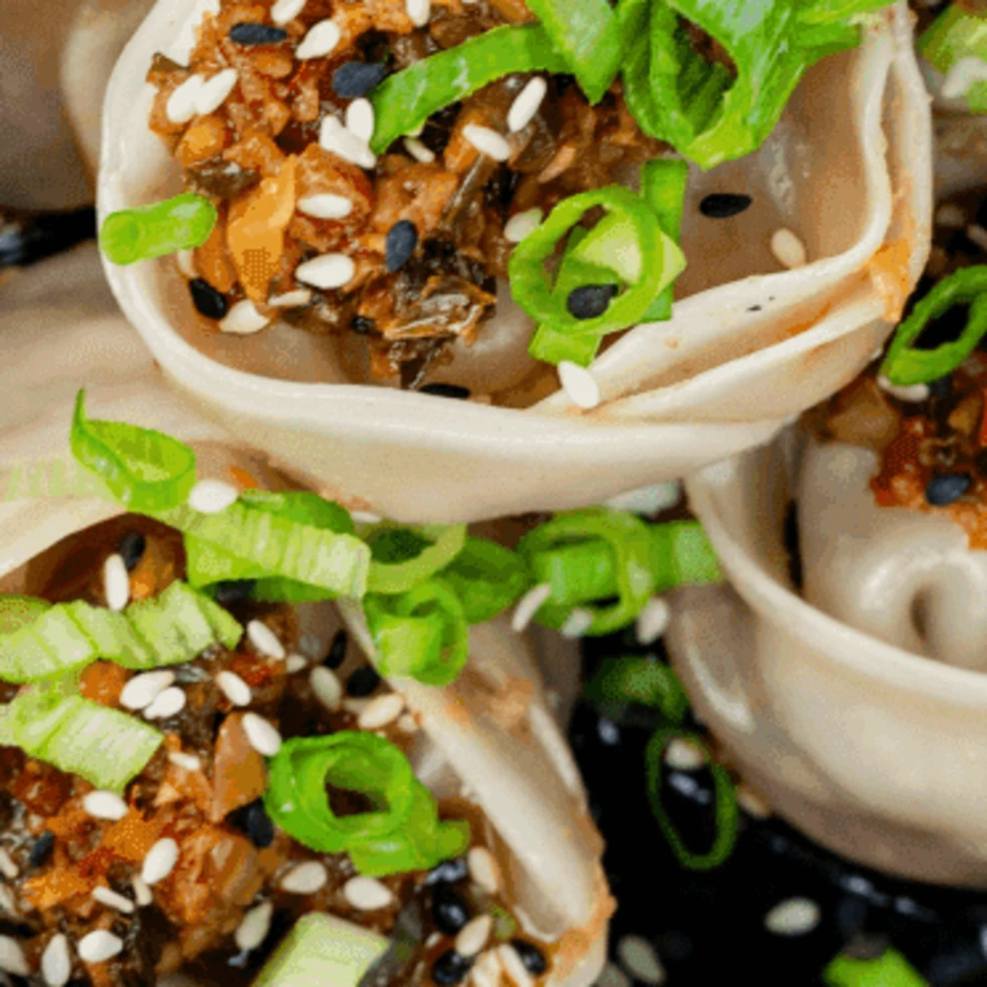 Shiso Crispy hand-folded gyoza